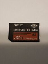 Genuine Sony 32GB 32 G Memory Stick MS Pro HG Duo HX HD Video PSP Retail 50MB/s, used for sale  Shipping to South Africa