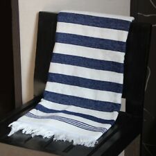 Navy striped beach for sale  COVENTRY