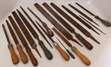 lote de 18 herramientas de archivos de maquinista vintage EE. UU., usado segunda mano  Embacar hacia Argentina