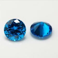 Natural  Round Blue Sapphire Loose Gemstone Faceted Cut AAAAA VVS U Pick Size for sale  Shipping to United Kingdom