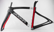 Conjunto de quadro de bicicleta de carbono NOS Pinarello Dogma F8 freio aro preto vermelho 44cm comprar usado  Enviando para Brazil
