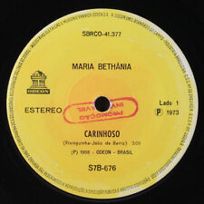 MARIA BETHANIA: carinhoso / marina ODEON 7" Single 33 RPM Brasil comprar usado  Enviando para Brazil