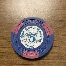 Used, $5 Oak Room Vintage reno  nevada casino chip for sale  Shipping to South Africa