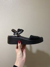 Sandalias para mujer Camper Misia de cuero negro talla 8 segunda mano  Embacar hacia Argentina