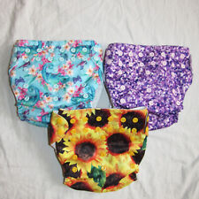 Used, 3 Mama Koala One Size Stay-Dry Pocket Washable Cloth Diapers Chameleon Sunflower for sale  Shipping to South Africa