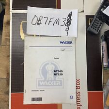 Wacker rt560 rt820 for sale  Lexington