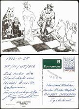 Ansichtskarte schach motivkart gebraucht kaufen  Ortrand