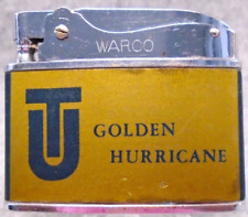 Used, Vintage-RARE-"University of Tulsa" Golden Hurricane flat advertising lighter for sale  Shipping to South Africa