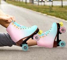 LIKU Quad Roller Skates for Girl and Women All Wheel LightUp Sz. J12-J13 for sale  Shipping to South Africa