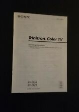 Manual Sony para TV KV-ES34 KV-ES29 Trinitron segunda mano  Embacar hacia Argentina