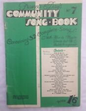 Community song book for sale  SWADLINCOTE
