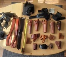 Pistol Holster Lot  Vintage Leather,Tatical Nylon, ammo belts,Hunter,S&W,Bianchi for sale  Shipping to South Africa