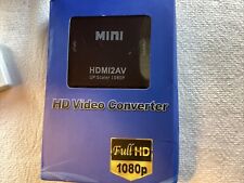 HDMI To RCA AV Mini Composite 1080P Audio Video AV CVBS Adapter Converter For TV, used for sale  Shipping to South Africa