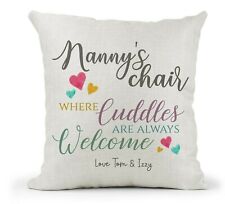 Personalised cushion nanny for sale  Shipping to Ireland
