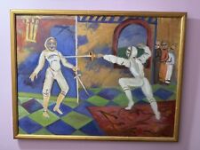 Original painting fencing for sale  Palatine