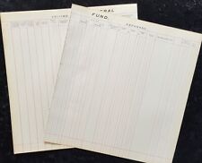 Blank ledger pages for sale  CIRENCESTER