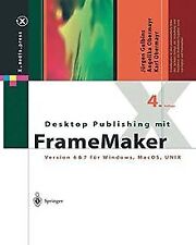 Desktop publishing framemaker gebraucht kaufen  Berlin