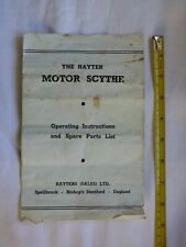 Hayter motor scythe for sale  HORSHAM