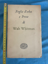 Walt whitman foglie usato  Treviso