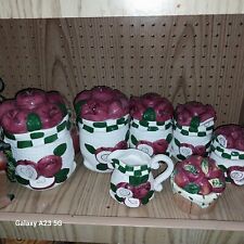 Apple ceramic canister for sale  Riverdale