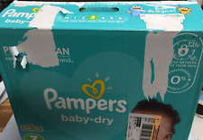 Pampers Baby Dry Diapers  Absorbent Disposable SIZE 3 OPEN BOX 104 Diapers for sale  Shipping to South Africa