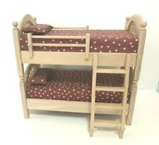 OAK BUNK BEDS FOR THE DOLLHOUSE MINIATURE COLLECTOR for sale  Shipping to South Africa