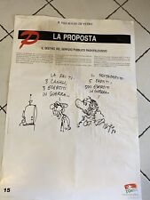 Manifesto poster partito usato  Teglio Veneto