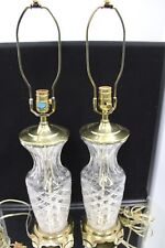 pair crystal lamps for sale  Pueblo