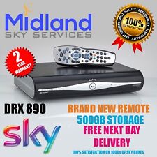 SKY PLUS + HD BOX - 500GB - SKY AMSTRAD DRX890 SOB DEMANDA NOVO CONTROLE REMOTO comprar usado  Enviando para Brazil