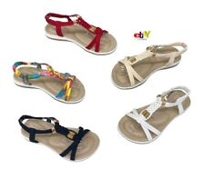 Women's Comfy Flip Flops Sandals Elastic Strappy Summer Bling Shoes Sizes Ladies myynnissä  Leverans till Finland