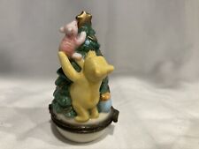Usado, Caja de baratijas Winnie the Pooh and Piglet árbol de Navidad Disney cañón del medio oeste otoño segunda mano  Embacar hacia Mexico