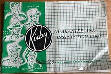 Kirby Vacuum Model 560 Owners Manual for sale  Shipping to South Africa