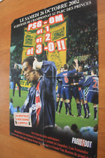 Poster psg 2002 d'occasion  Jujurieux
