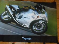 Triumph motorbike poster. for sale  BRIGHTON