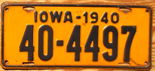 1940 iowa license for sale  Boulder