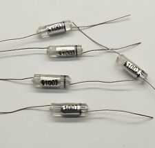 5 PCS. Styroflex capacitor 100pF 5% (J) Siemens, brukt til salgs  Frakt til Norway