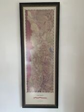 Mapas de bellas artes de las bodegas del valle de Napa de Roberto Rovira medidas 38x 13,5 enmarcados segunda mano  Embacar hacia Argentina