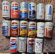 Latas de refresco promocionales y conmemorativas vintage de Pepsi de la década de 1980 segunda mano  Embacar hacia Argentina