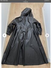 black pvc raincoat for sale  MIDHURST