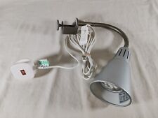 IKEA KVART Retro Style Adjustable Flexible Bed Desk Clamp Lamp Silver PAT Tested for sale  Shipping to South Africa