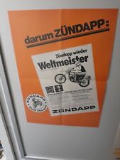 Zündapp riginal poster gebraucht kaufen  Westerkappeln