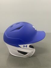 Casco de bateo de béisbol Under Armour azul/blanco talla 6,5 - 7,5 UABH2-100 juvenil segunda mano  Embacar hacia Mexico