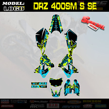 Used, Graphics Kit Decal BLine Blue 4 Suzuki DRZ400SM DRZ400 SM S E drz 400 for sale  Shipping to South Africa