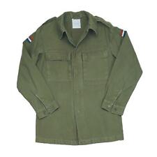 Camisa del ejército original holandesa combate militar vintage emitida torso de trabajo verde oliva segunda mano  Embacar hacia Argentina