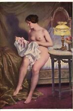 NUDE PARIS SALON PC J. SCALBERT GOING TO BED (a49080), used for sale  Shipping to South Africa