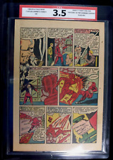 Cómics del Capitán América #35 CPA 3,5 página única #5/6 historia de la antorcha humana segunda mano  Embacar hacia Argentina