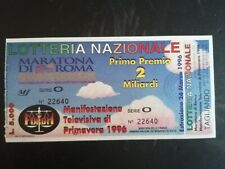 Biglietto lotteria maratona usato  Viareggio