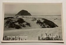 RPPC de colección - Morro Bay California - Morro Rock & Sand Dunes - ¡Contenido! segunda mano  Embacar hacia Argentina