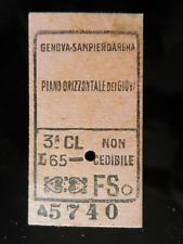 20152 biglietto treno usato  Genova