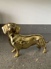 Brass dachshund sausage for sale  SOUTHAMPTON